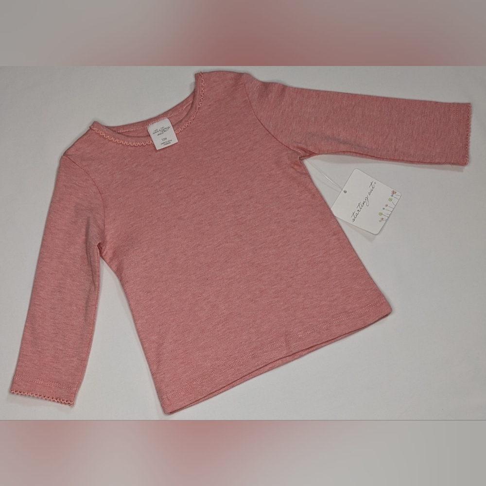Starting Out Pink Long Sleeve Shirt 9M/12M